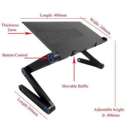 360 Adjustable Portable Laptop Desk with Mouse Panel by HitMyNeed