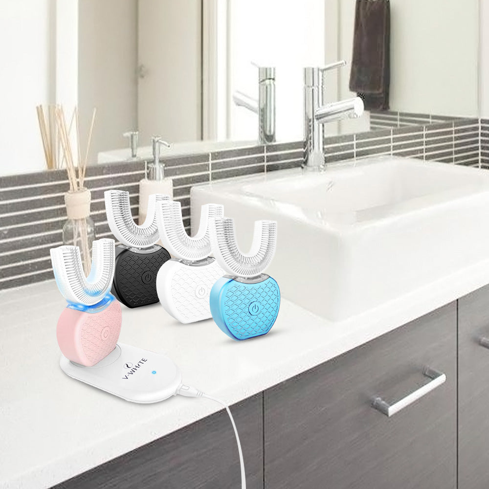 360 Automatic U-Shaped Toothbrush for All Ages by HitMyNeed