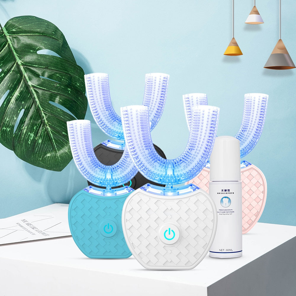 360 Automatic U-Shaped Toothbrush for All Ages by HitMyNeed