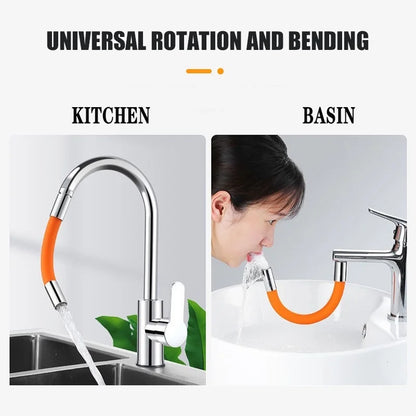 360° Kitchen & Bathroom Faucet Extension Hose by HitMyNeed