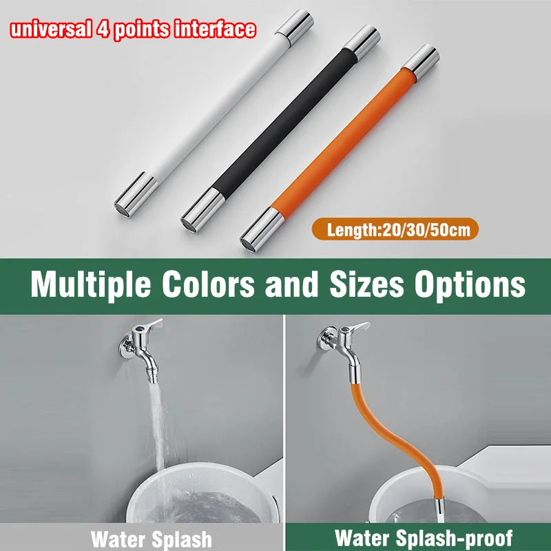 360° Kitchen & Bathroom Faucet Extension Hose by HitMyNeed
