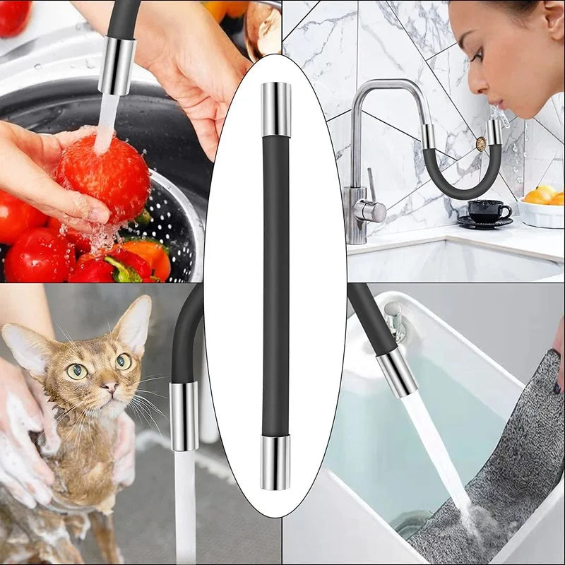 360° Kitchen & Bathroom Faucet Extension Hose by HitMyNeed