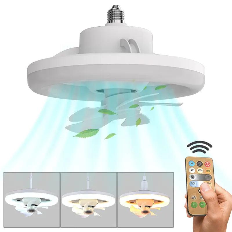 360° Oscillating Ceiling Fan Light with Remote by HitMyNeed