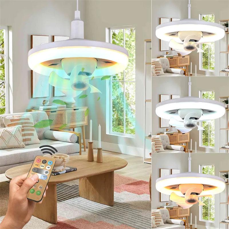 360° Oscillating Ceiling Fan Light with Remote by HitMyNeed