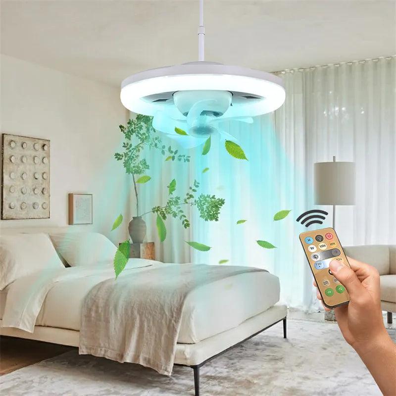 360° Oscillating Ceiling Fan Light with Remote by HitMyNeed