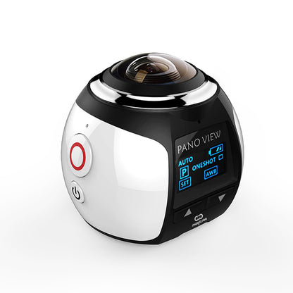 360° Panorama Sports Action Camera with Waterproof Case by HitMyNeed