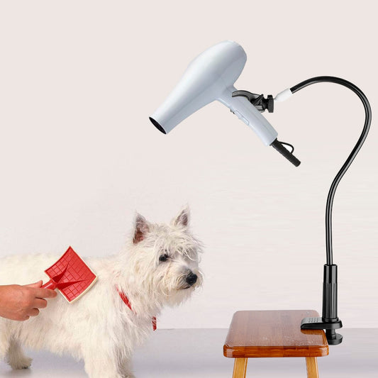360° Rotating Blow Dryer Holder with Clamp Stand by HitMyNeed