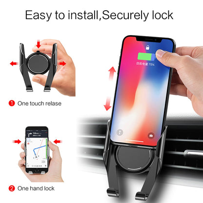 360° Rotating Car Air Vent Phone Holder Mount by HitMyNeed