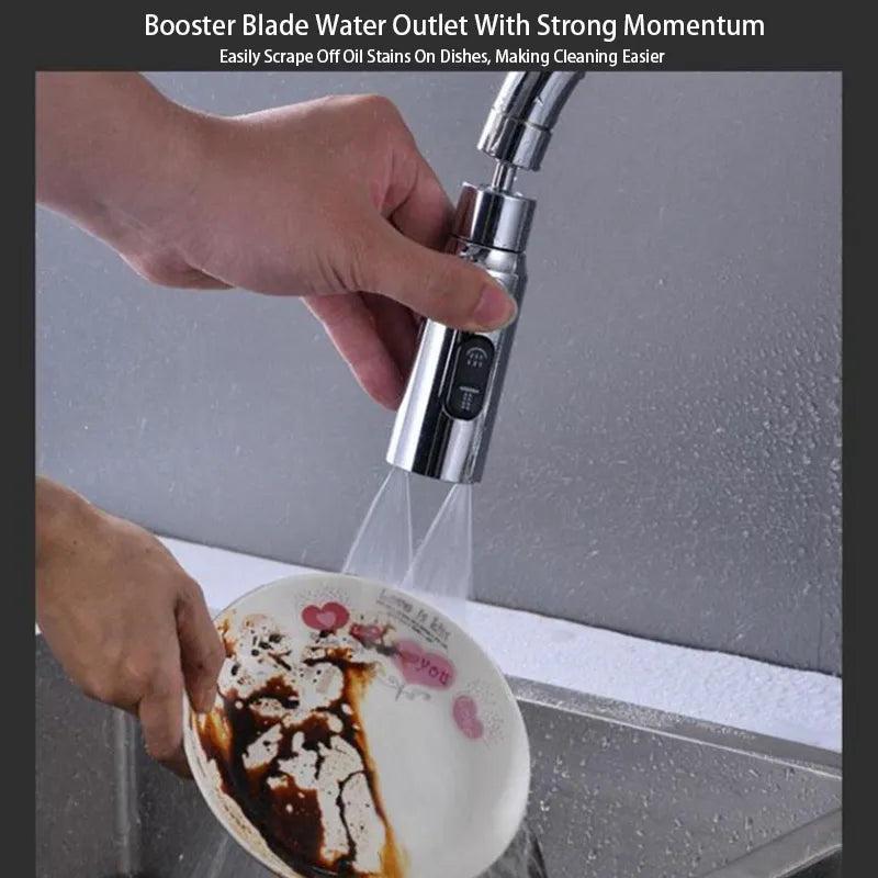 360° Rotating Faucet Extender with 3-Mode Aerator by HitMyNeed
