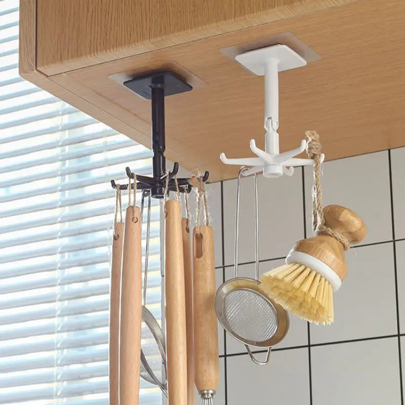 360° Rotating Multi-Purpose Kitchen Hook Rack by HitMyNeed