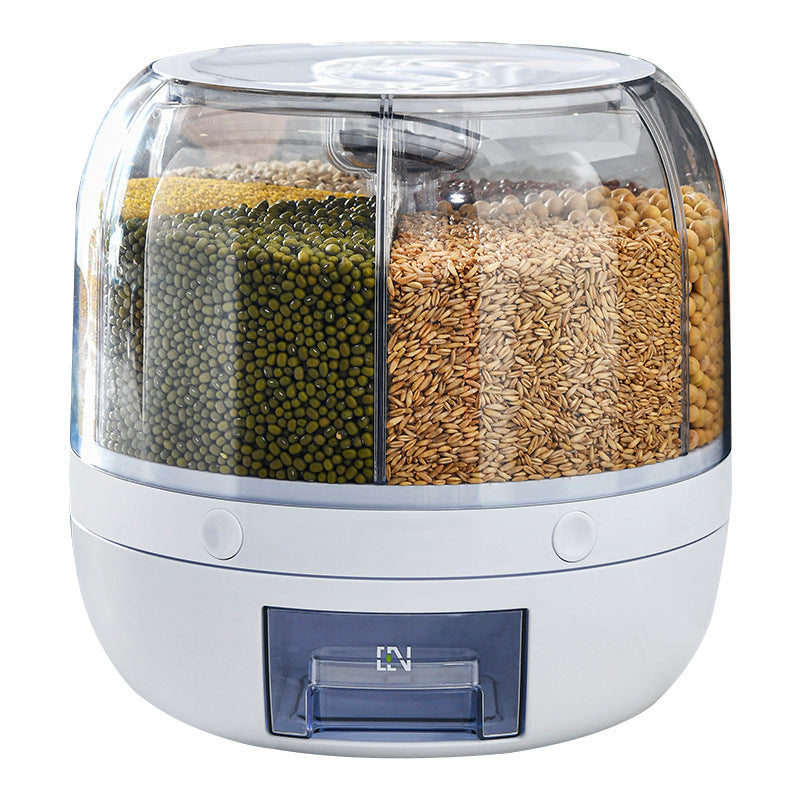 360° Rotating Rice & Cereal Dispenser Container by HitMyNeed