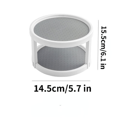 360° Rotating Spice Rack Turntable Organizer by HitMyNeed