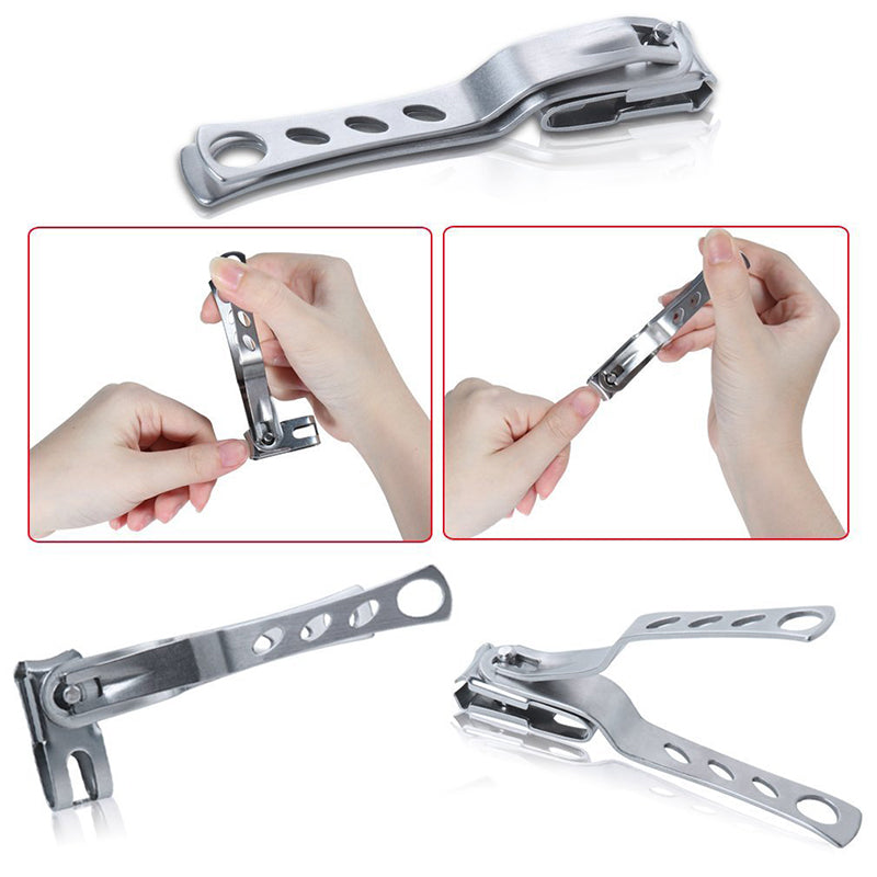 360° Rotating Stainless Steel Nail Clippers by HitMyNeed