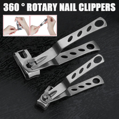 360° Rotating Stainless Steel Nail Clippers by HitMyNeed
