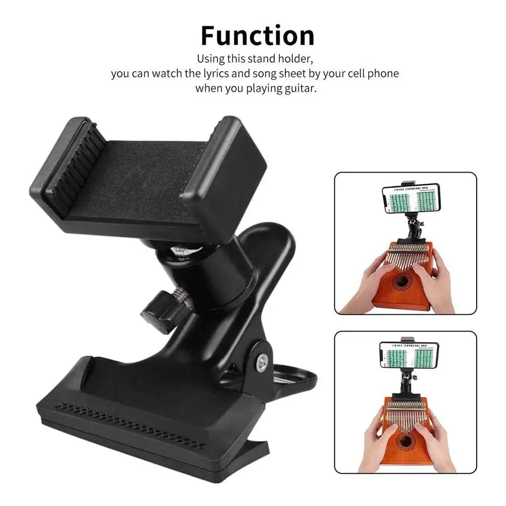 360° Rotating Universal Guitar Phone Holder Stand by HitMyNeed