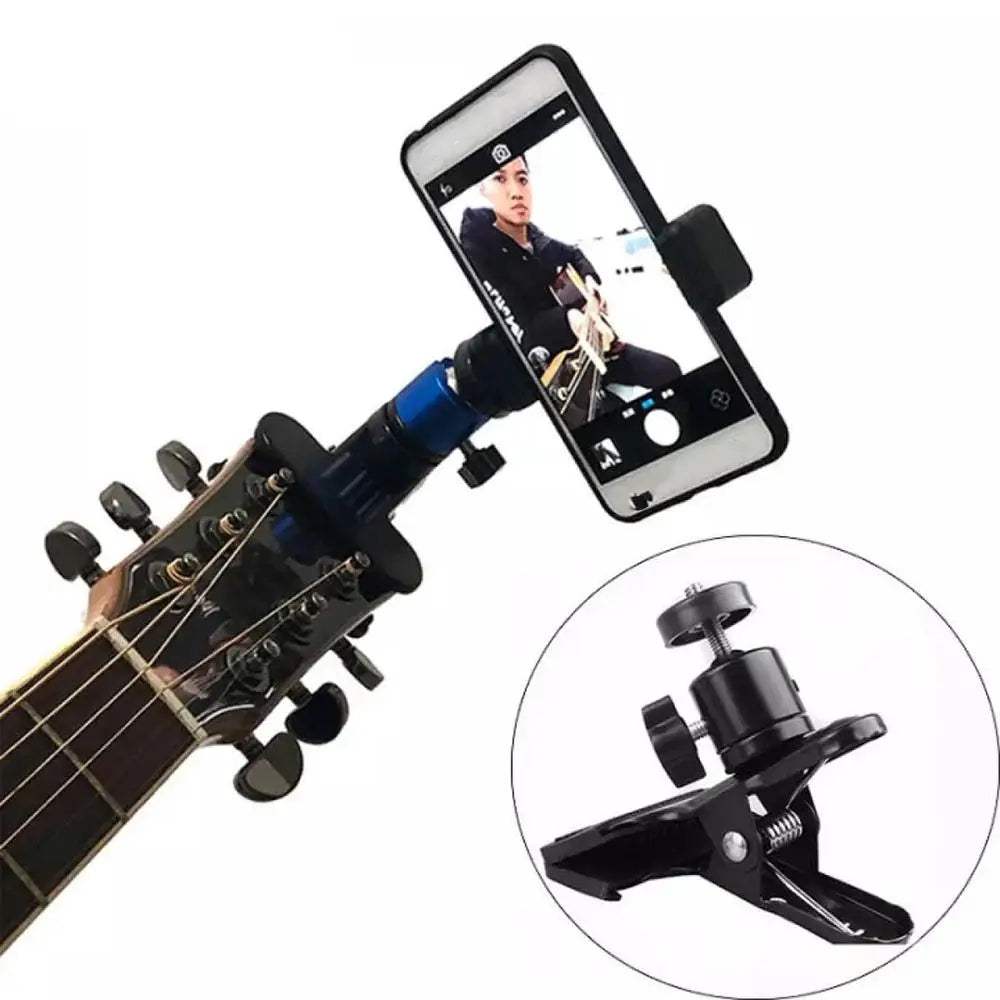 360° Rotating Universal Guitar Phone Holder Stand by HitMyNeed