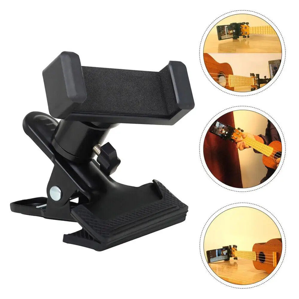 360° Rotating Universal Guitar Phone Holder Stand by HitMyNeed