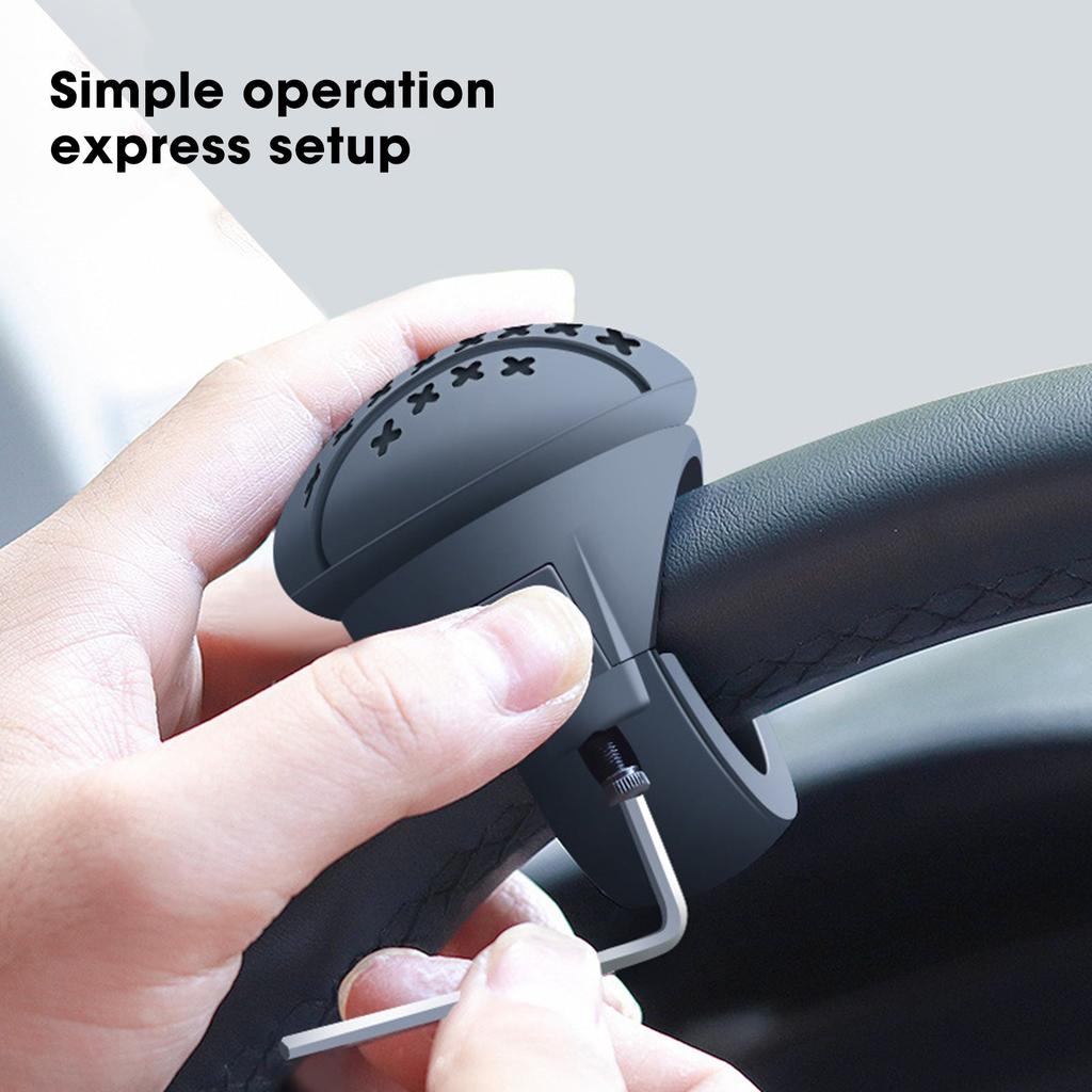 360° Steering Wheel Booster Knob for Easy Maneuvering by HitMyNeed