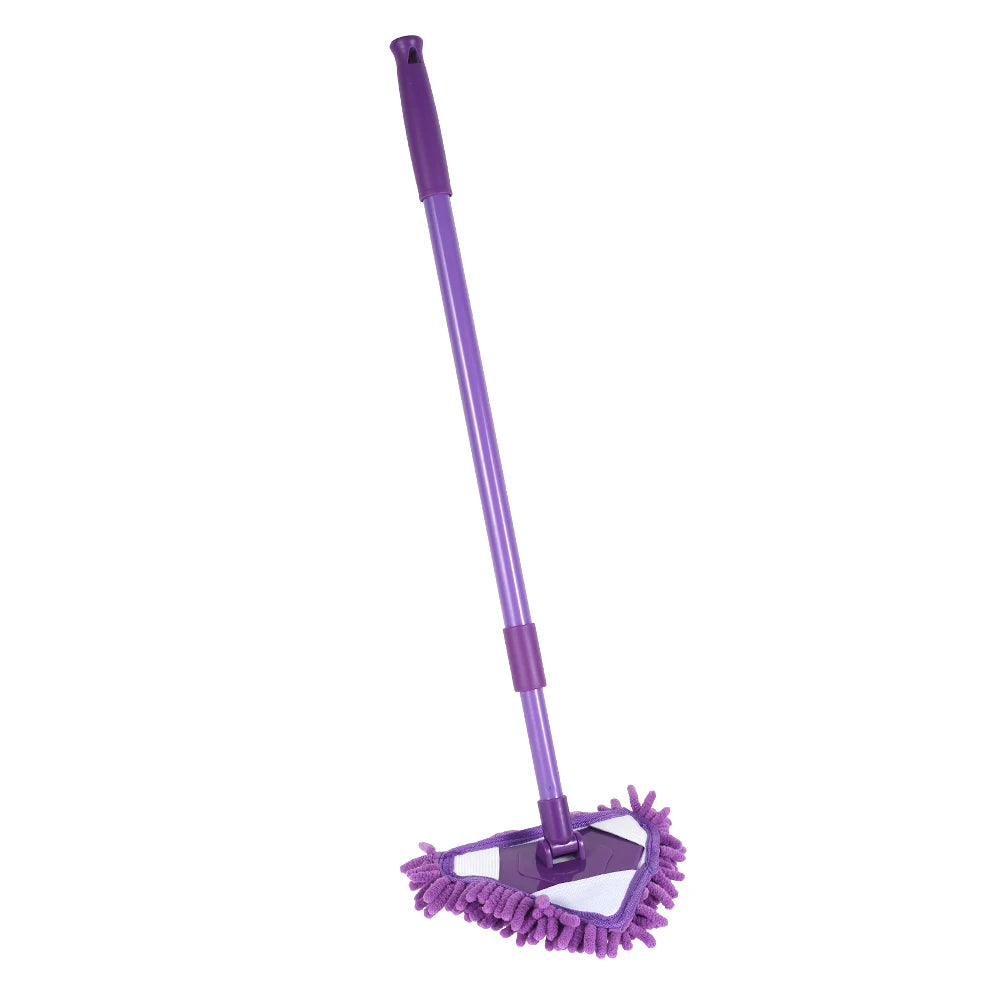 360° Triangle Telescopic Mop for Floor & Ceiling purple-mop by HitMyNeed