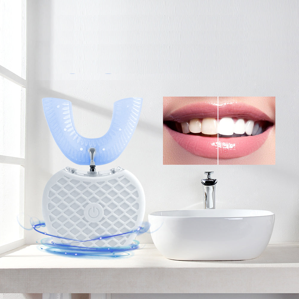 360° U-Shaped Mouthpiece Toothbrush by HitMyNeed