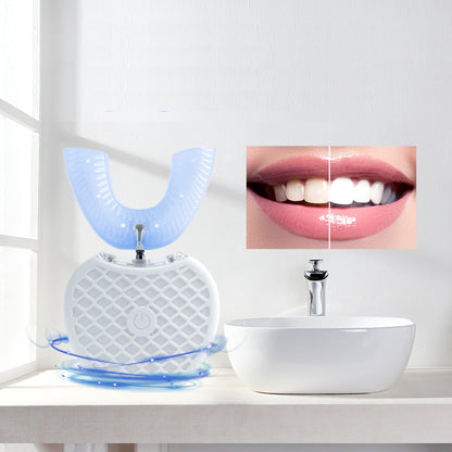 360° U-Shaped Mouthpiece Toothbrush by HitMyNeed