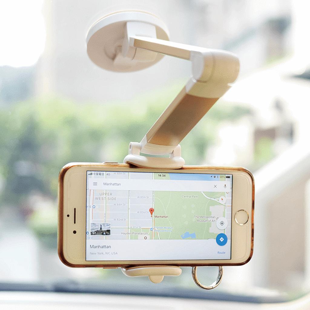 360° Universal Mobile Phone Holder with Suction Mount by HitMyNeed