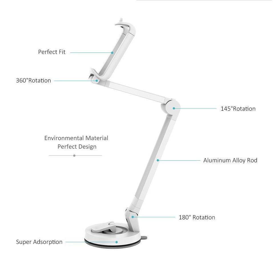 360° Universal Mobile Phone Holder with Suction Mount by HitMyNeed
