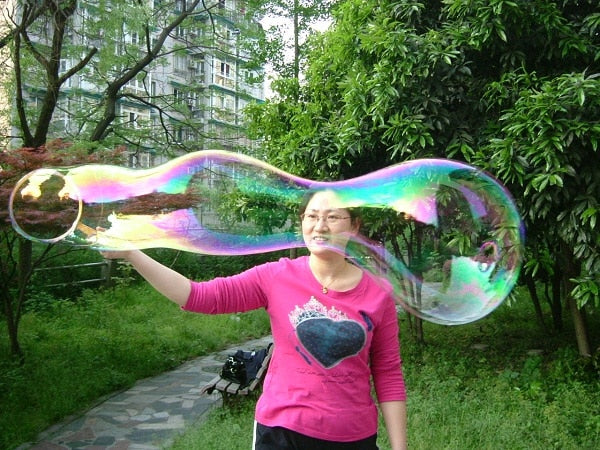 Giant Bubble Wand Plastic Toy Set