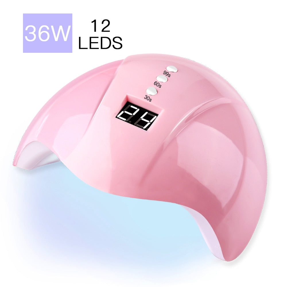 36W LED Gel Nail Dryer Lamp with Timer by HitMyNeed