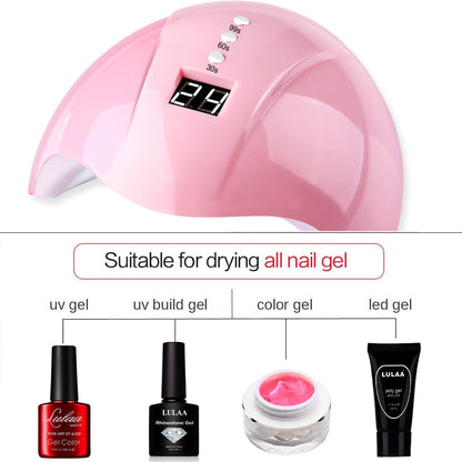 36W LED Gel Nail Dryer Lamp with Timer by HitMyNeed