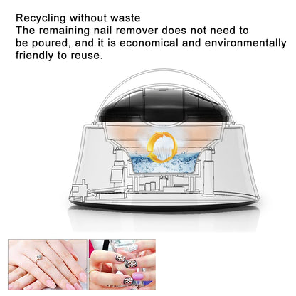 36W Steam Gel Nail Polish Remover for Home & Salon by HitMyNeed