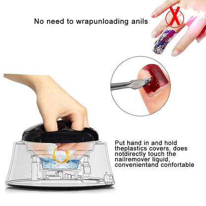 36W Steam Gel Nail Polish Remover for Home & Salon by HitMyNeed
