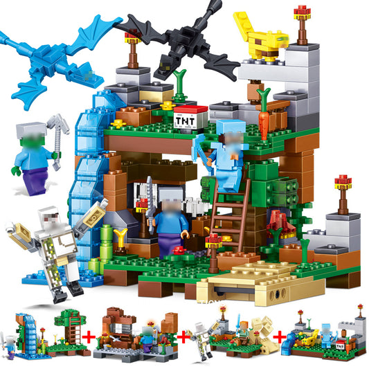 378-Piece Minecraft Style Building Brick Set by HitMyNeed