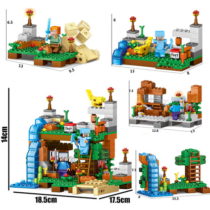 378-Piece Minecraft Style Building Brick Set by HitMyNeed