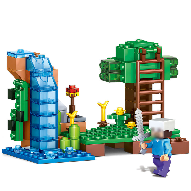 378-Piece Minecraft Style Building Brick Set by HitMyNeed