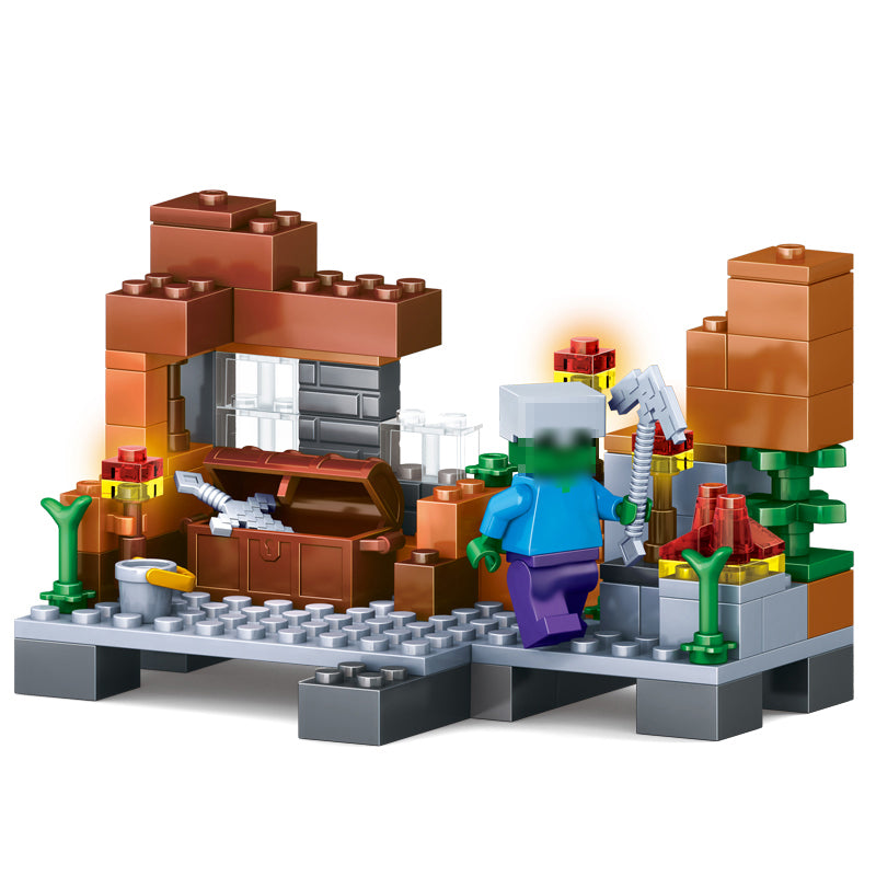 378-Piece Minecraft Style Building Brick Set by HitMyNeed