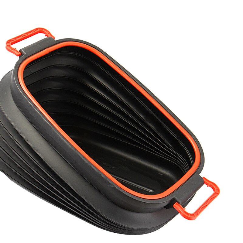 37L Large Collapsible Storage Bin / Bucket with Lid - Space Saving Gear by HitMyNeed