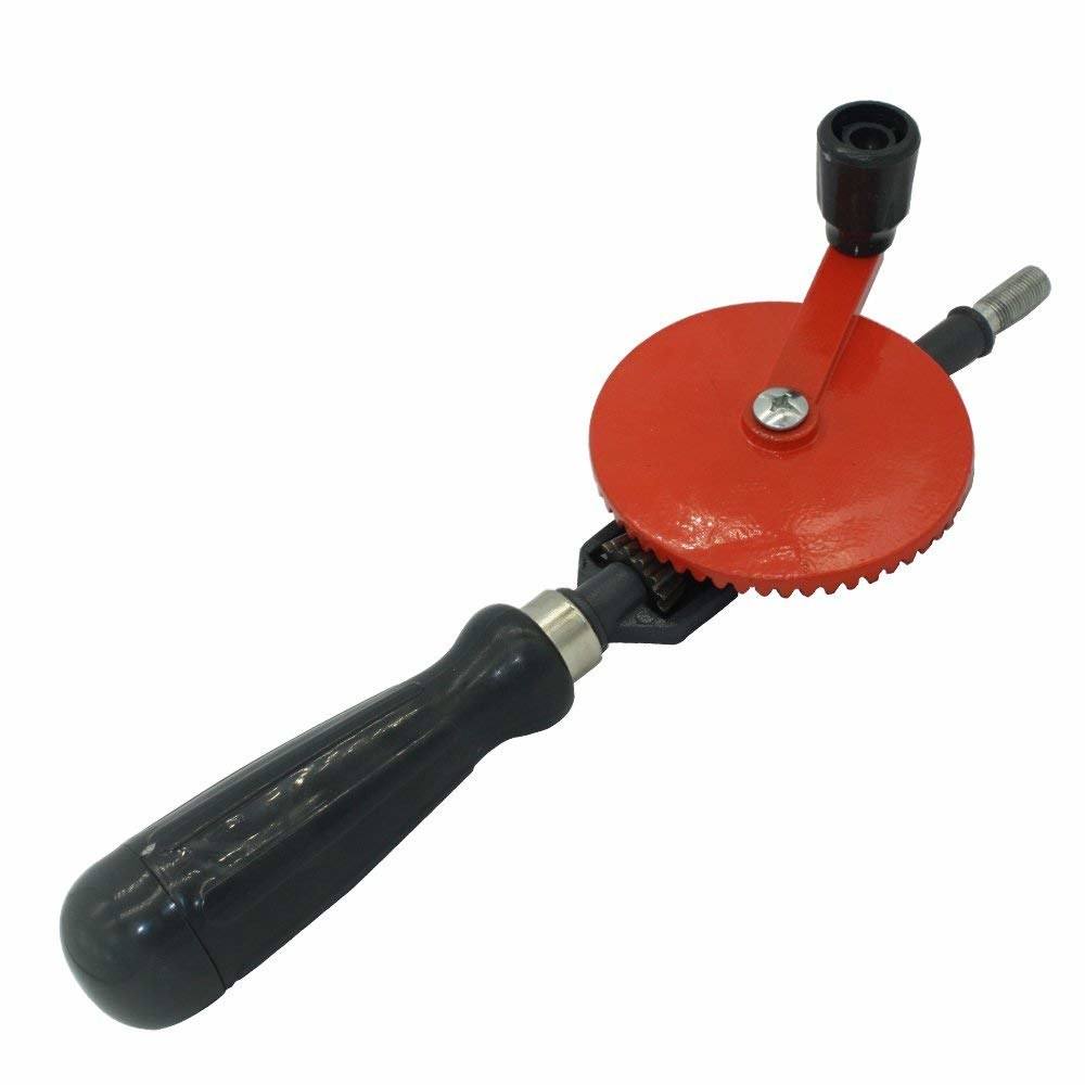 3/8-Inch Manual Hand Drill with Double Gear Drive by HitMyNeed