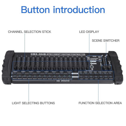 384-Channel DMX512 Lighting Controller Console by HitMyNeed