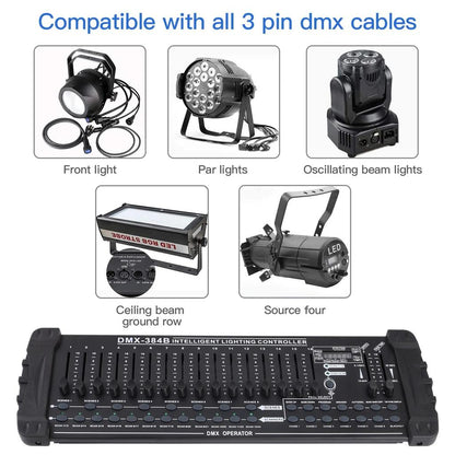 384-Channel DMX512 Lighting Controller Console by HitMyNeed