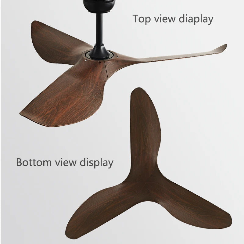 38/52 Inch DC Ceiling Fan with Remote, No Light by HitMyNeed