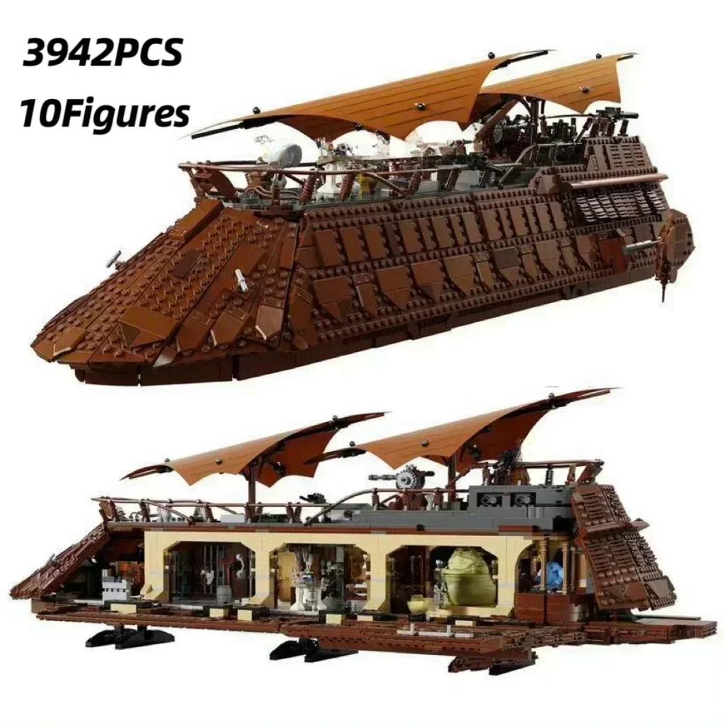 3,950-Piece Classic Sail Barge Sailboat Building Set by HitMyNeed