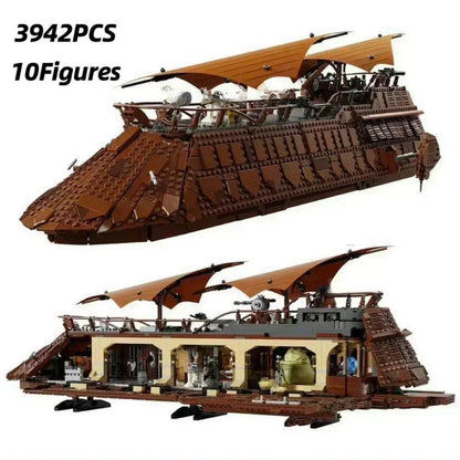 3,950-Piece Classic Sail Barge Sailboat Building Set by HitMyNeed