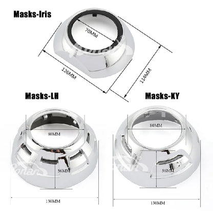3.0" Bi-LED Projector Headlights 3R G5 D19T 90W Pair by HitMyNeed