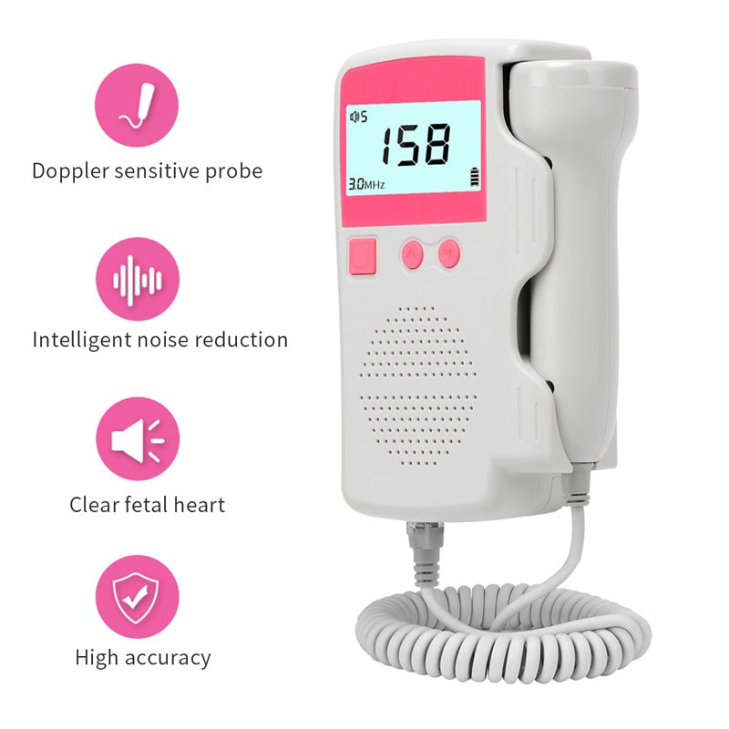 3.0MHz Fetal Heartbeat Doppler Monitor by HitMyNeed