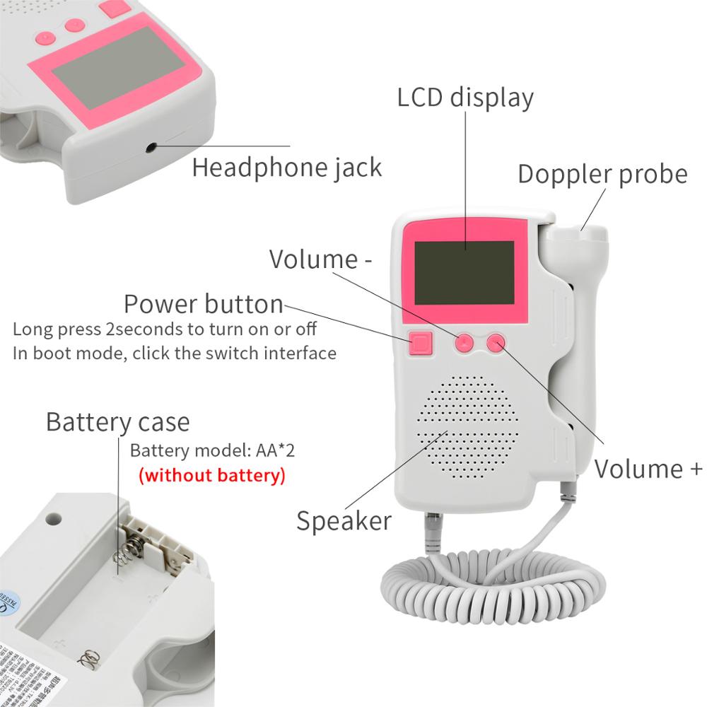 3.0MHz Fetal Heartbeat Doppler Monitor by HitMyNeed