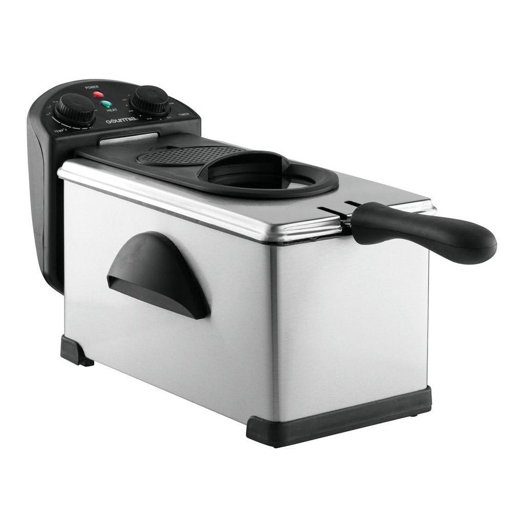 3.2 Qt Stainless Steel Deep Fryer with Basket by HitMyNeed