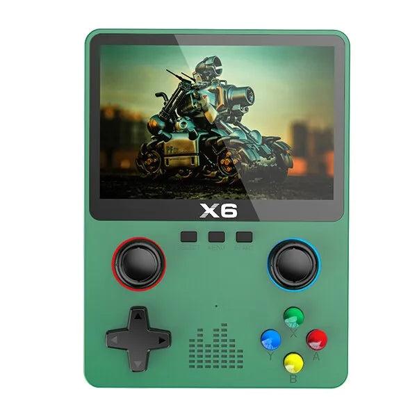 3.5" IPS Handheld Game Console with Dual Joysticks green by HitMyNeed