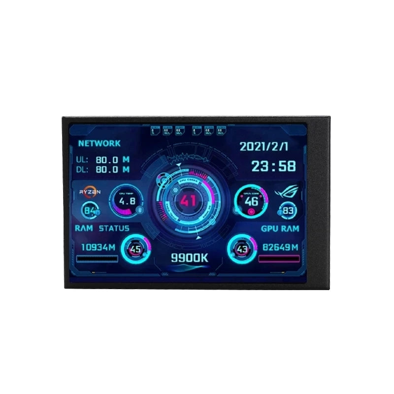 3.5" USB Type-C IPS PC Hardware Monitoring Screen by HitMyNeed