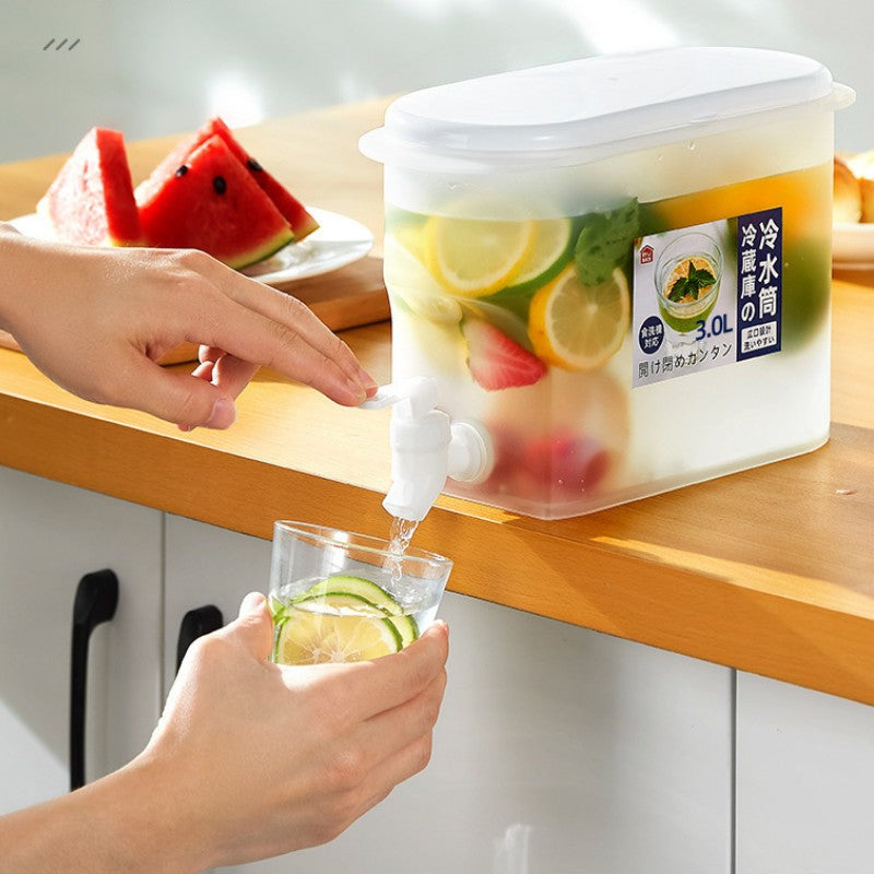 3.5L Fridge Drink Dispenser Jug with Tap by HitMyNeed